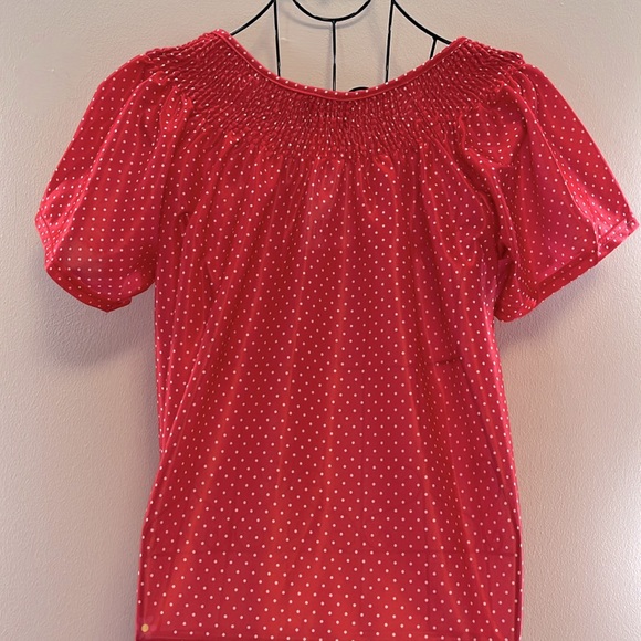 NEW Amanda Paige Sleepwear Women’s Nightgown Smocked Red Floral, Size Medium - Picture 5 of 8